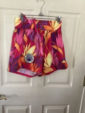 Farm Rio/Adidas Tropical Club shorts NWOT